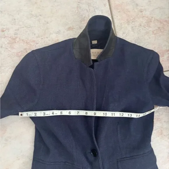 burberry brit blazer dress suit coat blazer classic button top long sleeve y2k - Picture 6 of 6